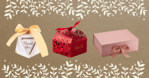 types of favor boxes